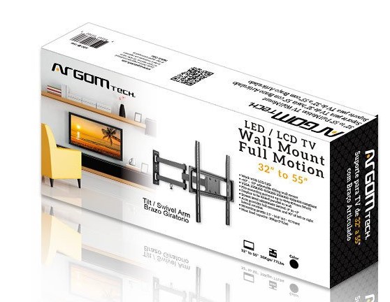 Soporte de montaje en pared giratorio para Emerson LF320EM4 de 32 pulgadas  LCD HDTV/Televisión - articular/inclinar/girar
